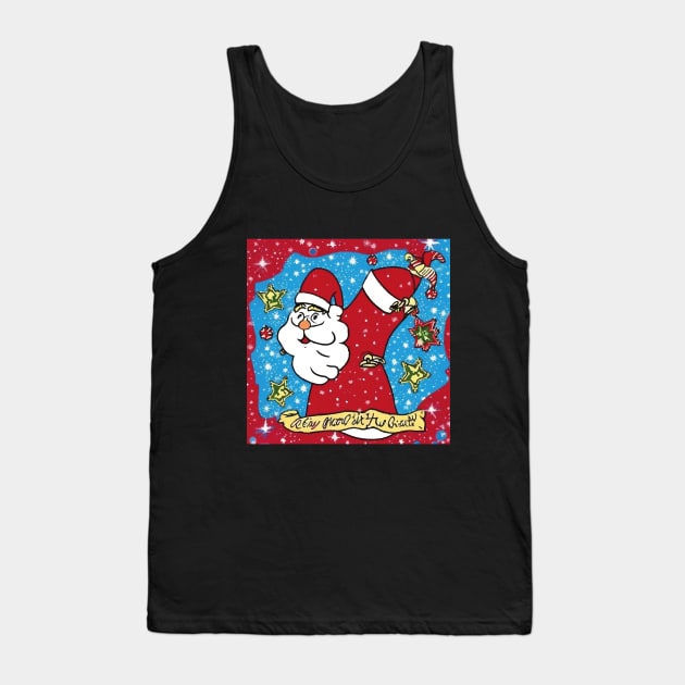 Funny Christmas Tank Top by SARKAR3.0